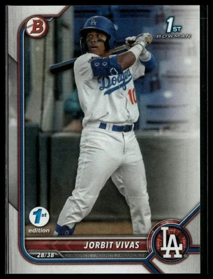 2022 Bowman 1st Edition #BPPF-24 Jorbit Vivas - Image 1 of 2