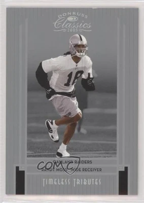 2005 Donruss Classics Timeless Tributes Silver /50 Randy Moss #55 HOF - Image 1 of 2