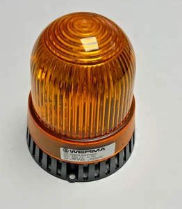 Baliza amarilla xenón + sonda de 8 tonos 105 dB 24 Vac/dc IP65 91 x 100 mm Werma 421 - Imagen 1 de 3