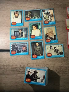 1977 Topps Star Wars MASTER set 1-5  all stickers Extra Goldenrod Error EX-NM - Picture 1 of 13
