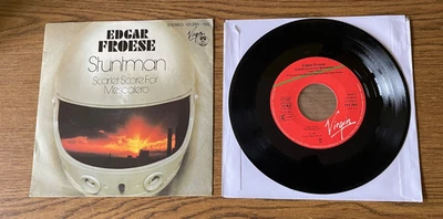 Edgar Froese - Stuntman  (7", Single) (Near Mint (NM or M-)) EX Tangerine Dream - Image 1 of 4