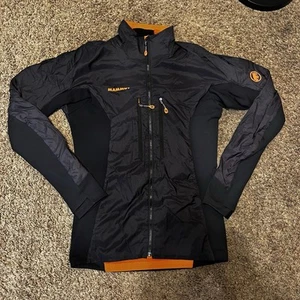 Chaqueta Mammut Eigerjoch IN Hybrid Pertex Aislada con Cremallera Negra Naranja Talla S - Imagen 1 de 10