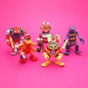 Figura x5 BUCKY O'HARE ☆ DEAD-EYE DUCK AL NEGATOR BRUSIER ☆ Hasbro de colección años 90 - Imagen 1 de 7