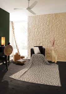 Biederlack Decke Wohndecke Leo 150x200cm, Farbe natur (nature) - Bild 1 von 2