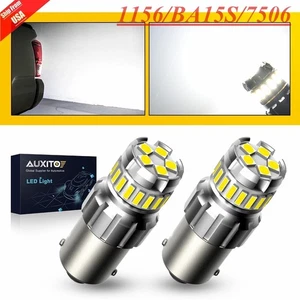 1156 7506 7527 P21W 1651 LED Reverse Backup Light Bulbs 6000K Cool White Bright - Picture 1 of 26