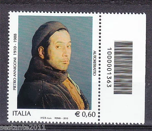 ITALIA 2010 PIETRO ANNIGONI, CODICE A BARRE 1363 MNH ** 144 LEGGI LA PROMOZIONE - Imagen 1 de 1