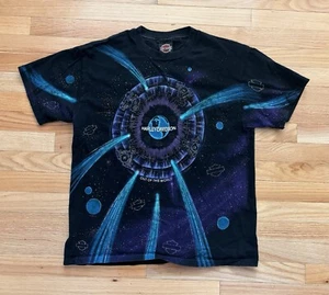 Harley Davidson Out Of This World 95 de colección estampado único puntada talla L - Imagen 1 de 8