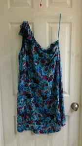 French Connection Dress, Women's Size 10, 100% silk one shoulder dress NWT $188 - Picture 1 of 5