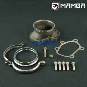 5 bolt to 3" V-band Turbo Dump Pipe Flange For Nissan GT-R RB26DETT TB25 GT28R - Picture 1 of 7