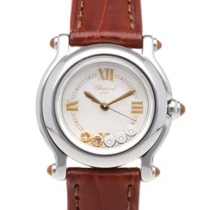 Chopard Happy sports Watches 27/8245-30 Stainless Steel diamond white shell used - Picture 1 of 10
