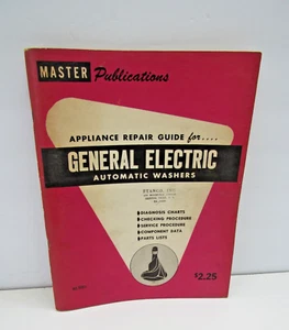 Vtg General Electric Automatic Washer  Manual  Master Publication No. 9003 FK-19 - Picture 1 of 10