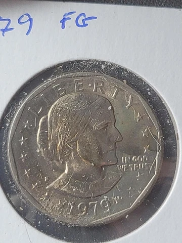 1979 Susan B. Anthony Liberty FG One Dollar U.S. Coin circulated great filler Cover