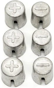 6 Stück Batterieklemmen Pfosten Blei Shims Autobatterie Pfostenkappen Adapter Termina - Bild 1 von 12