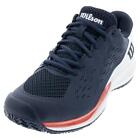 Wilson Men`S Rush Pro Ace Wide Tennis Shoes Navy Blazer And White