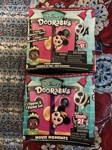 Disney Doorables Movie Moments Series 2 -SEALED New In Box Lot Of 2 - Picture 1 of 7