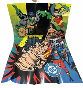 1994 D C. Justice League Poster 30 x 21 Folded Mint Condition See Pictures - Picture 1 of 5