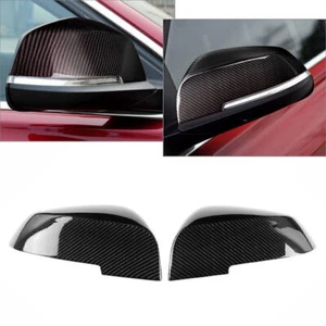 Par de tapas de espejo retrovisor lateral de fibra de carbono para BMW E84 F20 F22 F30 F32 - Imagen 1 de 8