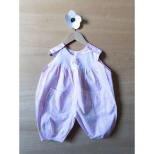 Hello Kitty Pink Baby Romper Jumpsuit with Bunny Pattern Size 86 - Picture 1 of 7