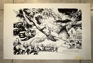 1975 Vtg San Diego Comic Con Rice Burroughs Coloring Contest. Card-stock. Unused - Picture 1 of 11