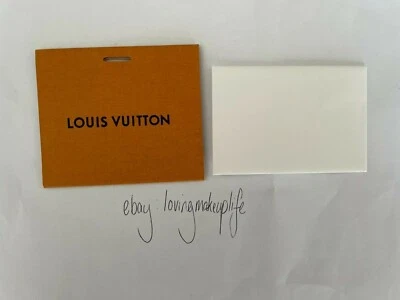 Louis Vuitton Orange Small Paper Gift Tag / Note Envelope - Authentic - NEW LV - image 1 of 3