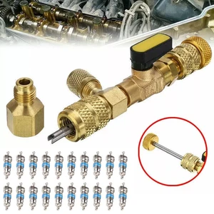 Valve Core Remover Port Installer HVAC Tool AC Schrader Dual Size ∂ - Picture 1 of 12