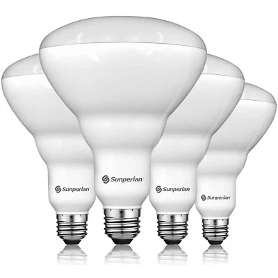 SUNPERIAN BR40 LED Light Bulbs, 13W=85W, 6500K Ultra Daylight, 1400 Lumens, D... - Image 1 of 4