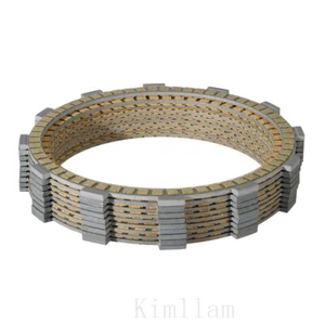 Clutch Friction Plates for Suzuki VL1500BT Boulevard C90T B.O.S.S 2013 GSF1250 - Picture 1 of 9