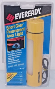 NEW NOS Eveready Sport Gear Fluorescent Area Light Camping/Hiking Yellow #F415WB - Picture 1 of 7