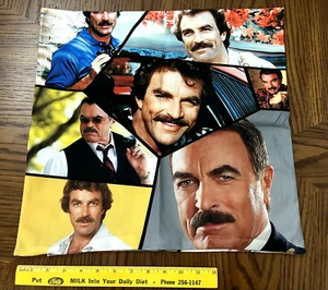 Tom Selleck Magnum PI Blue Bloods Novelty Pillow Cover - 18 x 18" 2-sided NEW - Picture 1 of 3