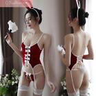 1Set Women Sexy Lingerie Rabbit Uniform Cosplay Party Costume Girl Maid Outfit