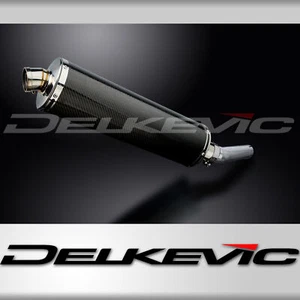 Honda CBR600 F3 1995-1998 Delkevic Slip On 18" Oval Carbon Exhaust Muffler Kit - Picture 1 of 5
