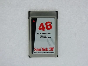SANDISK 32MB or 48MB PCMCIA PC CARD SDP3B-32-584/ SDP3B-48-584 TESTED - Picture 1 of 3