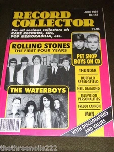 RECORD COLLECTOR #142 - THE WATERBOYS - THUNDER - JUNE 1991 - Imagen 1 de 1