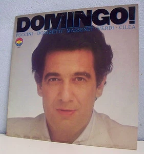 33 RPM Placido Domingo LP 12 " Puccini Donizetti Massenet Verdi Cilea Operettas - Picture 1 of 1