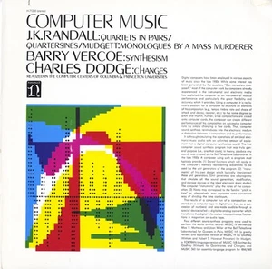 RANDALL 3 Pieces VERCOE Synthesism DODGE Changes COMPUTER MUSIC Nonesuch H-71245 - Imagen 1 de 3