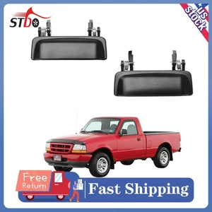 For Ford Mazda Pickup Outside Exterior Door Handle Front Left Right Set of 2 - Picture 1 of 13