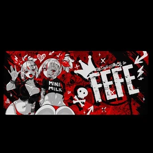 Tapis de bureau tapis de souris Gamer Supps Waifu Cup x FeFe - Photo 1/3