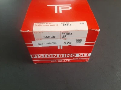 Juego de anillos de pistón Toyota Land Cruiser motor 4.2L 2F 75-87 +.030 de gran tamaño - Japón Foto 1 de 2