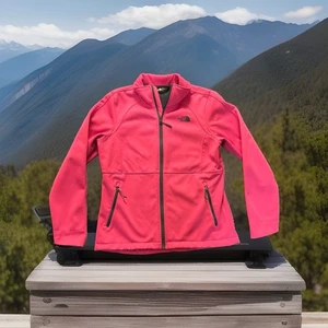The North Face Women’s Pink Windwall Jacket Outdoors Hiking Walking Winter Sz M - Picture 1 of 20