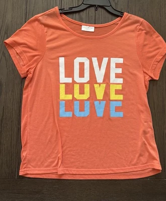 Bobbie Brooks женщин Sleepwear розовый сна рубашка любовь графический футболка - Изображение 1 из 2