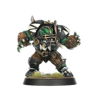 Blood Bowl BLACK ORC 1 Big Un Ironjawz Orruk Warclans 40k ork Goff Nob - Image 1 of 2