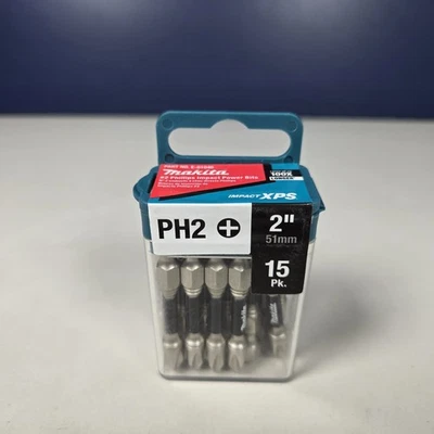 Makita #2 Kreuzschlitz 1 Zoll Wendeplattenbit 15/Pack IMPACT XPS E-00664 - Bild 1 von 4