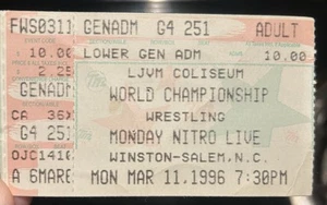 WCW Monday Nitro Ticket Stub - Bild 1 von 3