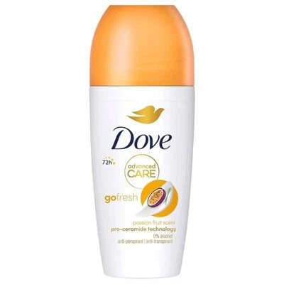 Dove Deodorante Advanced Care Go Fresh Passion Fruit Deo Roll On 50ml - Immagine 1 di 3