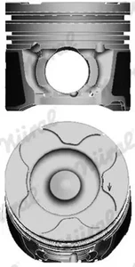 Pistón del motor 87-424000-00 NÜRAL para FORD MAZDA CITROËN PEUGEOT VOLVO FIAT - Imagen 1 de 7