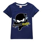 NINJA KIDZ Casual Cotton T-shir Boys Girls Summer Short Sleeves Tshirt Tops Kids