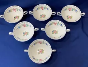 Aynsley Pembroke Blau Suppencoupés 6er Set - Bild 1 von 5