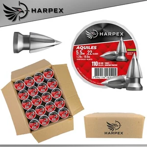 Airgun Pellets 11,000Ct - Arrowhead Pointed .22Cal - (1 box with 100 tins) - Picture 1 of 7