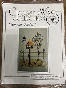 Crossed Wing Collection Counted Cross Stitch Chart "Summer Feeder" NEW OOP - Picture 1 of 2