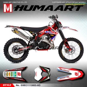 Graphics Kit Vinyl Decal for GAS GAS EC 125 200 250 300 450 2T 4T 2011 2012 2013 - Picture 1 of 15